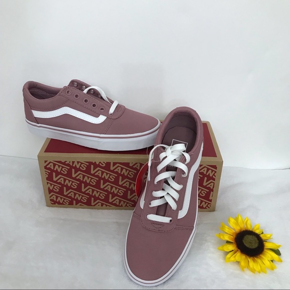 vans ward women's skate shoes rose